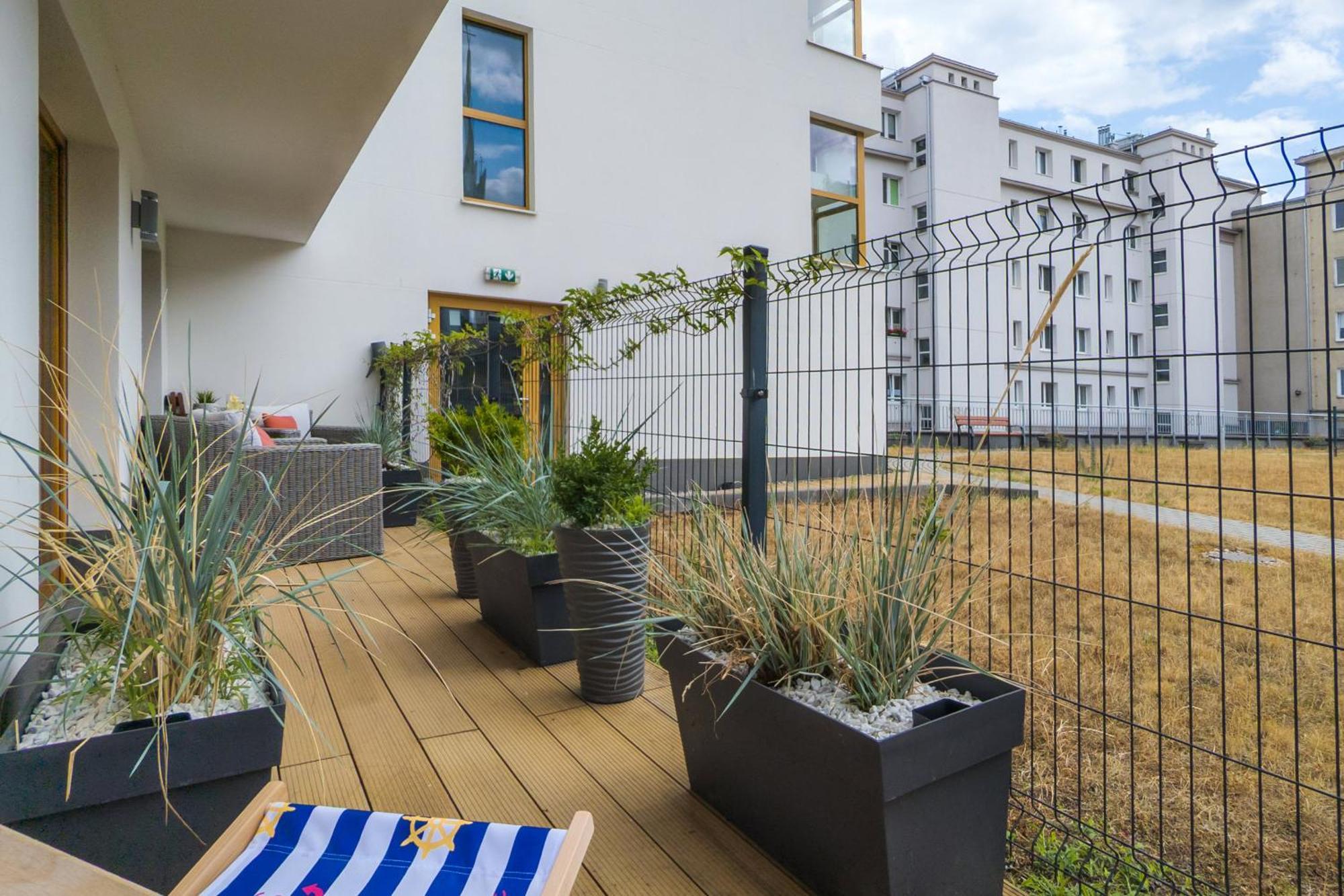 Batorego 7 Apartament With Terrace & Parking Downtown Gdynia By Renters Exteriör bild
